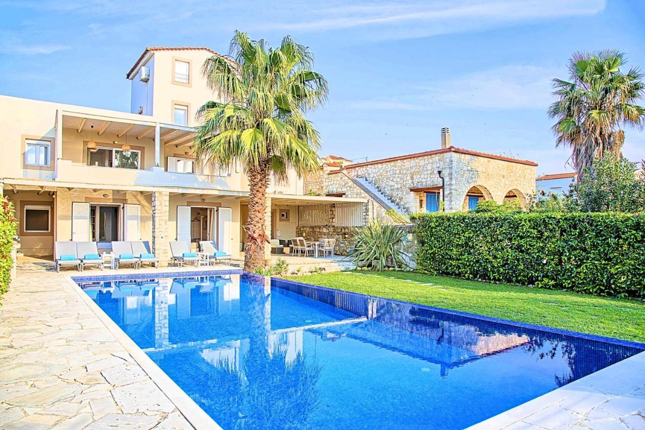 ゲオルギオポリス Cretan Mansion With Heated Swimming Poolヴィラ エクステリア 写真