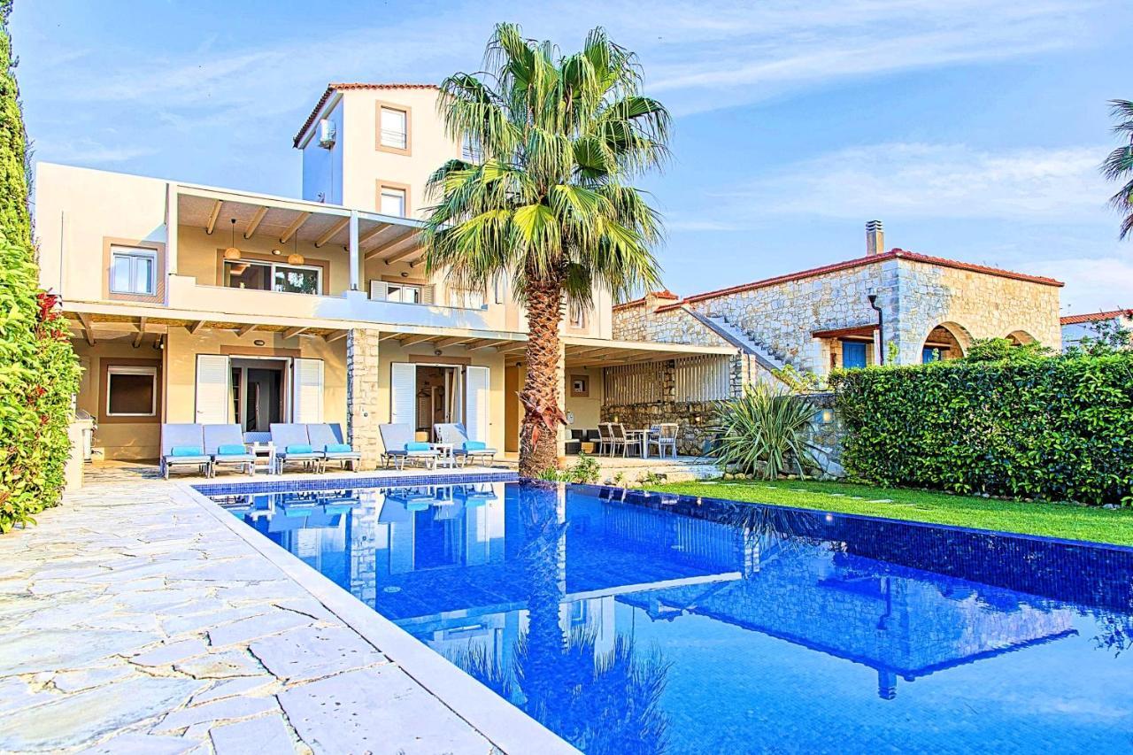 ゲオルギオポリス Cretan Mansion With Heated Swimming Poolヴィラ エクステリア 写真